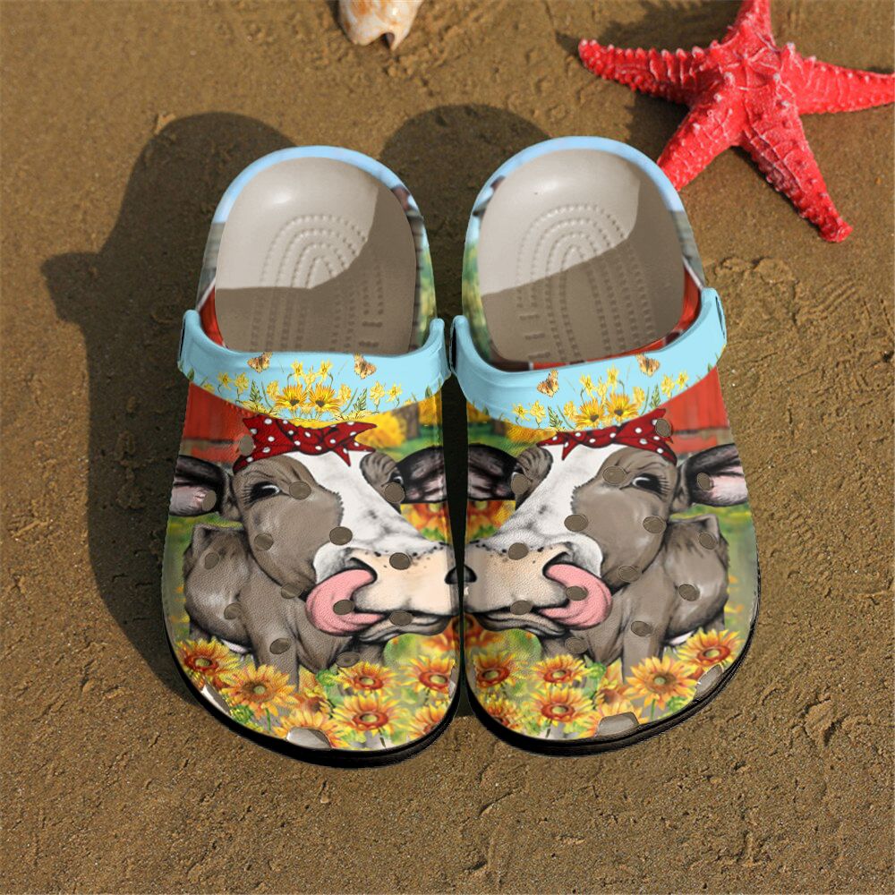 Cow Personalized Clog, Custom Name, Text, Color, Number Fashion Style ...