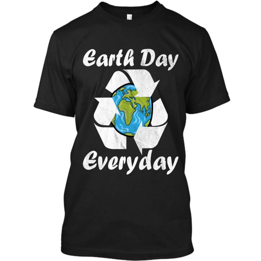 Earth Day Shirt Vintage Earth Day Everyday Recycle Custom Ultra Cotton