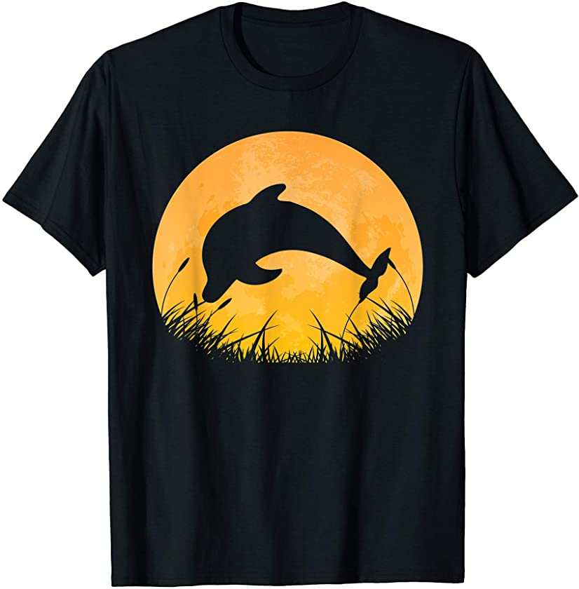 Dolphin Easy Halloween Outfit Beluga Fish Moon Costume Gift T-Shirt