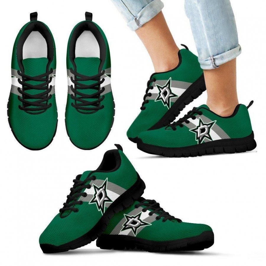 Three Colors Vertical Dallas Stars Sneakers #438