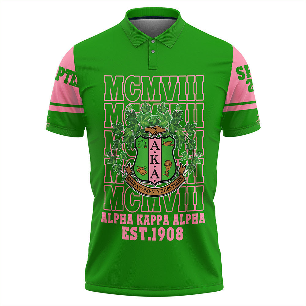 Wonder Print Shop Polo Shirt – Personalized Alpha Kappa Alpha Mcm Style Polo Shirt