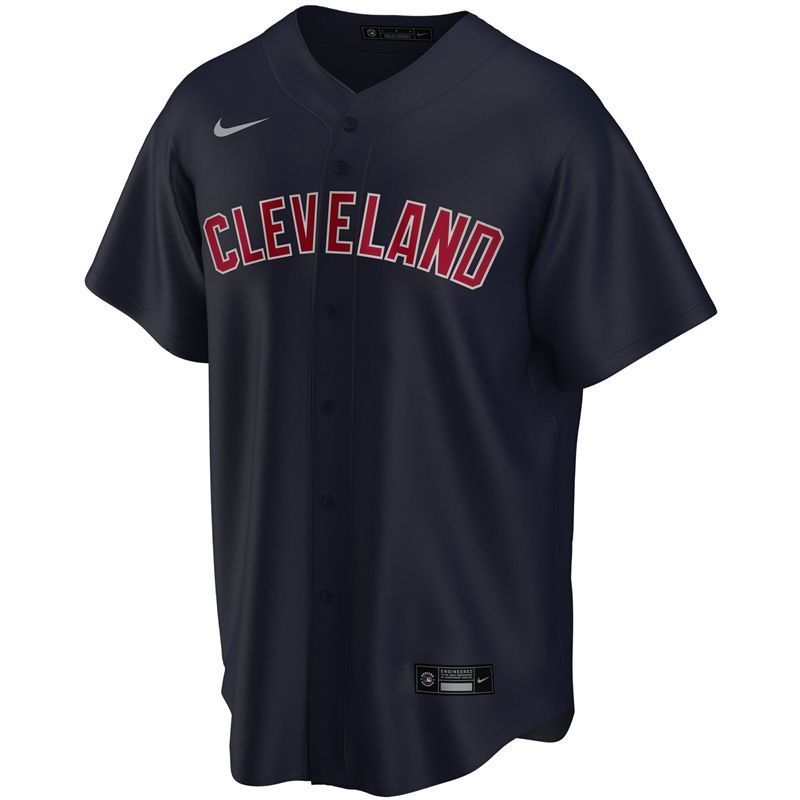 2020 Cleveland Guardians MLB Personalized Custom Dark Blue Custom Jersey