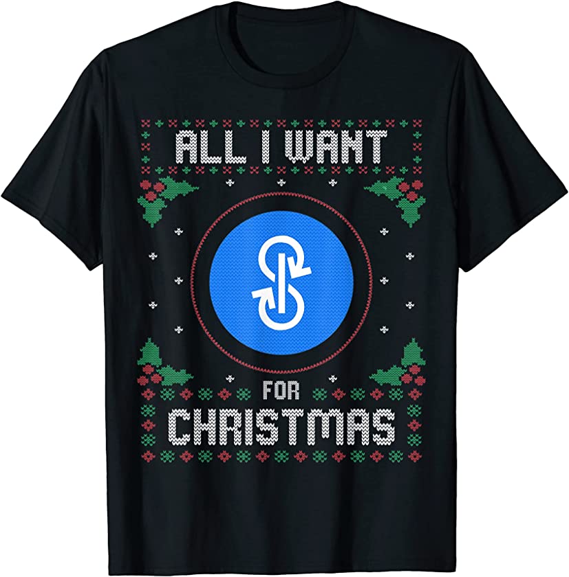 Yearn Finance Ugly Christmas Sweater, All I Want For Xmas T-Shirt