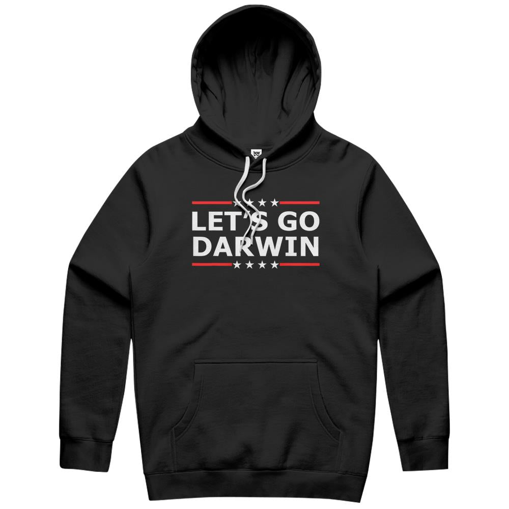 Lets Go Darwin Funny Sarcastic Women Men Let’S Go Darwin (2) Hoodie