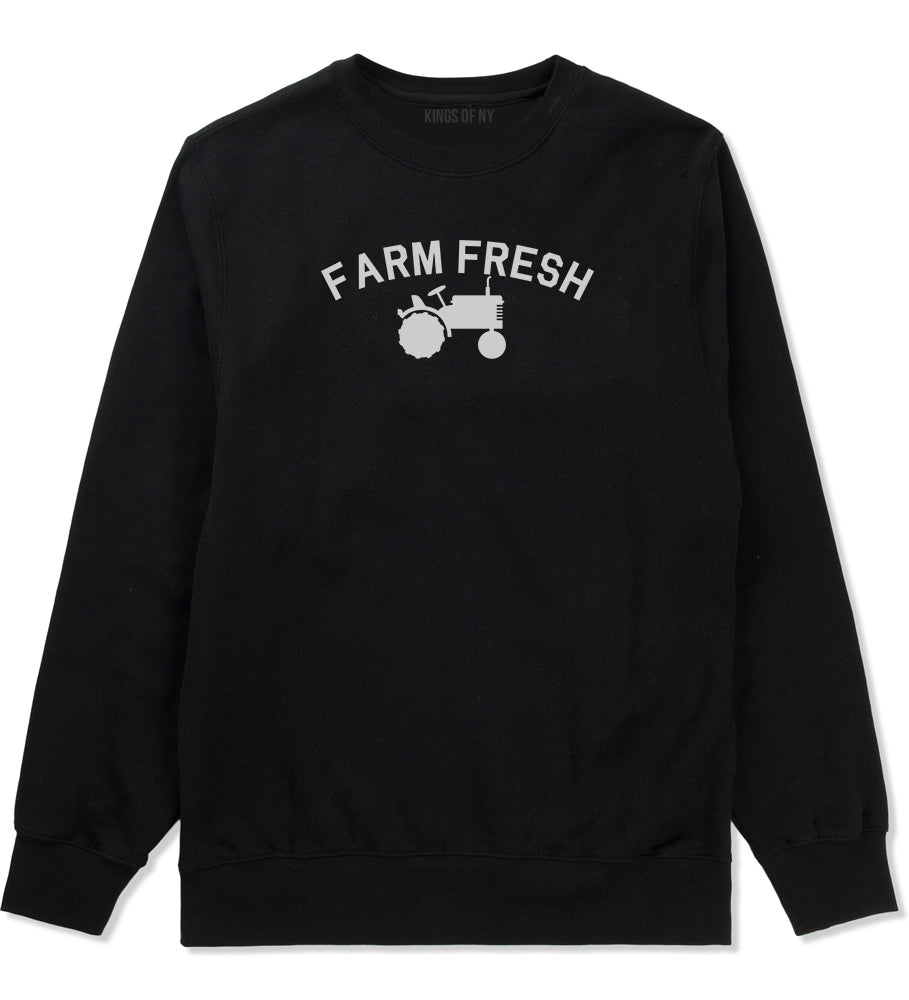 Farm Fresh Tractor Mens Crewneck Sweatshirt