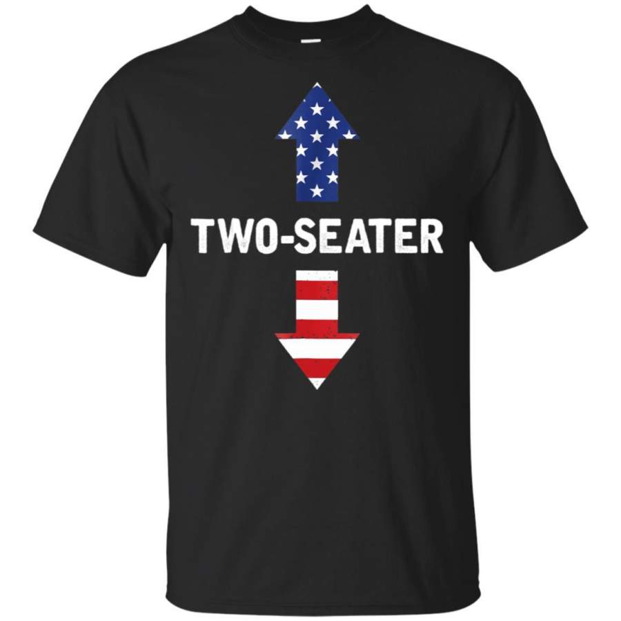 Two Seater Arrow 4th Of July American Flag Two-Seater Shirt