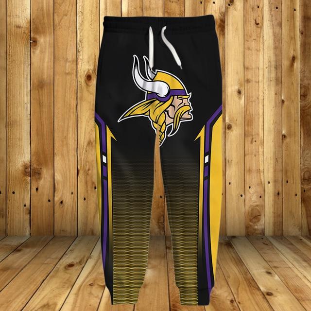 Minnesota Vikings Casual 3D Sweatpants