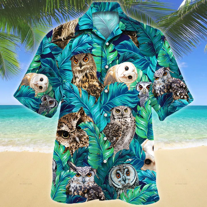 Owl Lovers Gift Hawaii Animal Hawaii Shirt For Ha83778