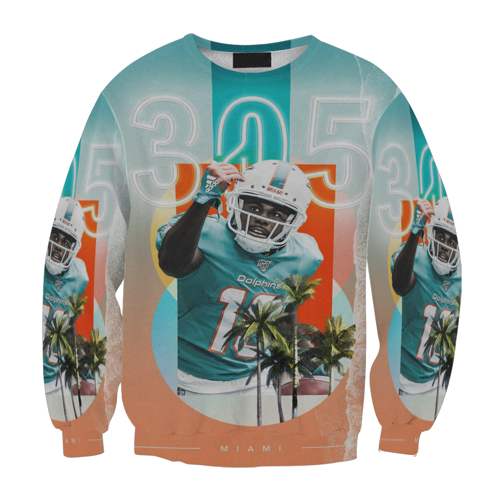 Miami Dolphins Jakeem Grant2 Gift For Fan 3D Full Printing Sweatshirt