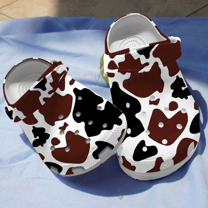 Cows Cowhide Crocss Classic Clogs Shoes