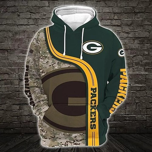 Green Bay Packers 73 Unisex 3D Hoodie Gift For Fans