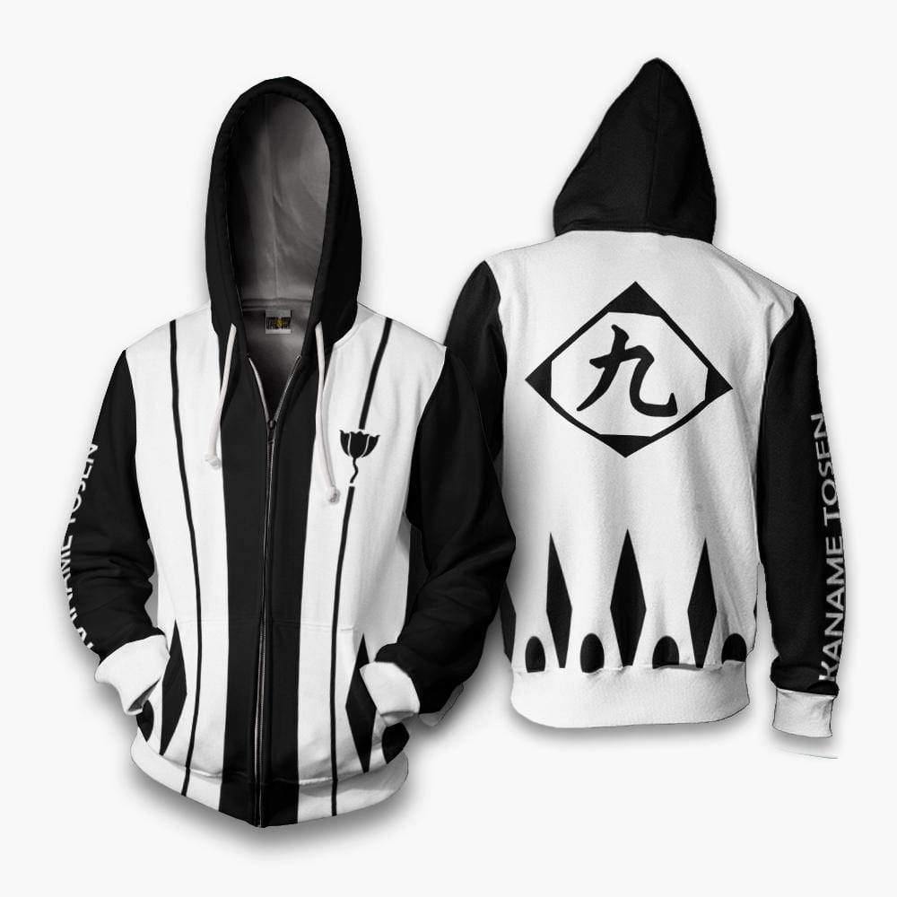 Bleach Hoodie Kaname Tosen Ninth Division Custom Anime Cosplay Costume
