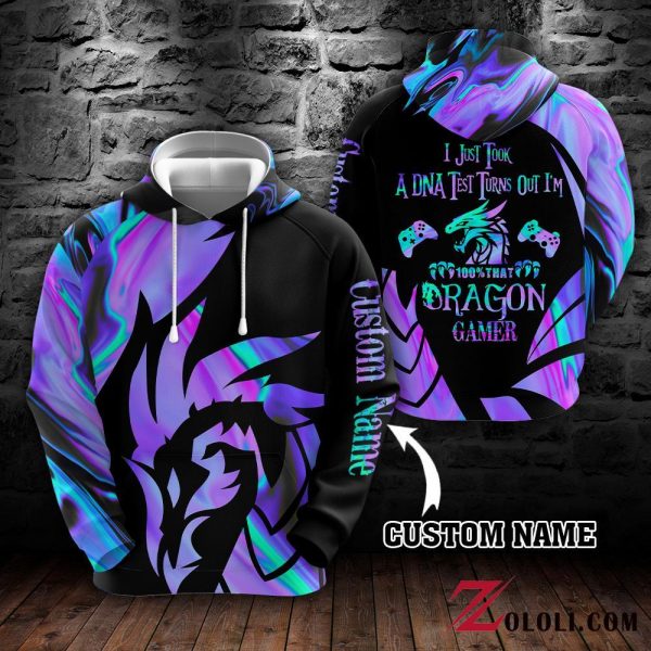 Dragon Gamer I Just Took A Dna Test Hoodie 3D Custom Txx