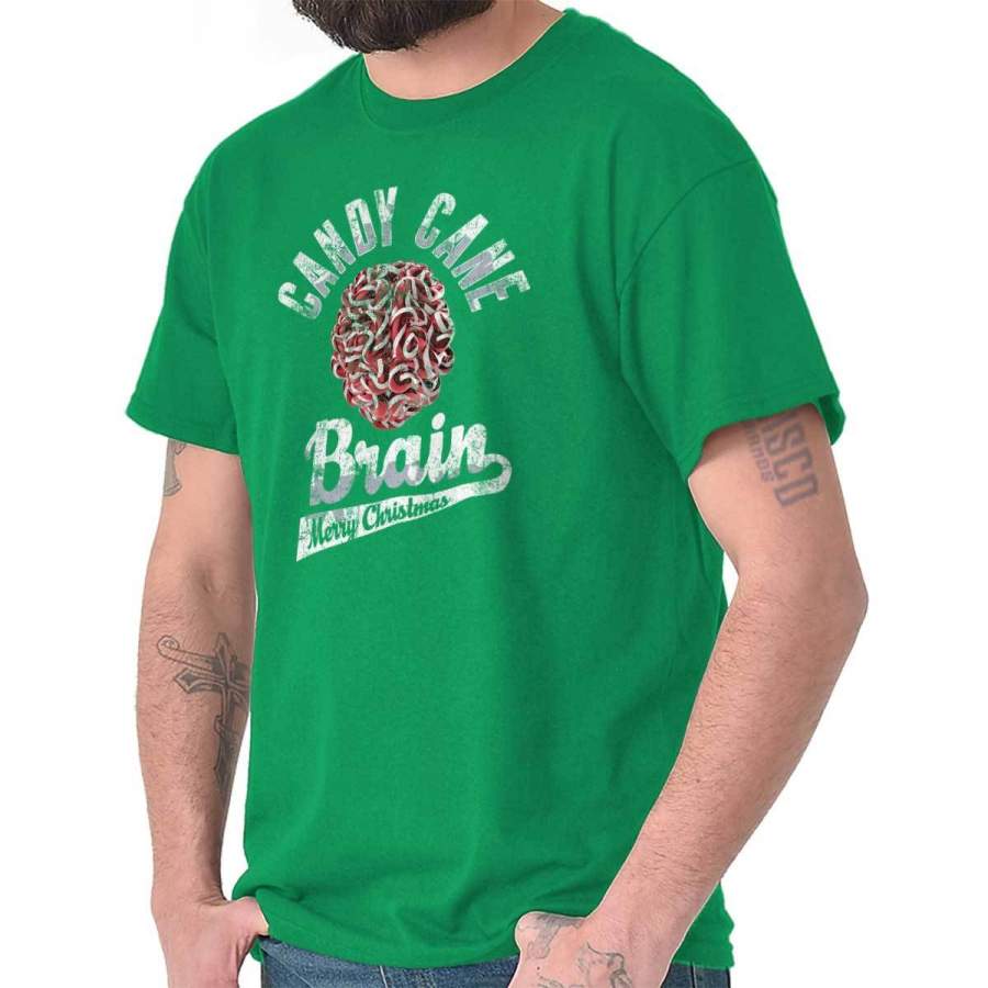 Candy Cane Brain T-Shirt