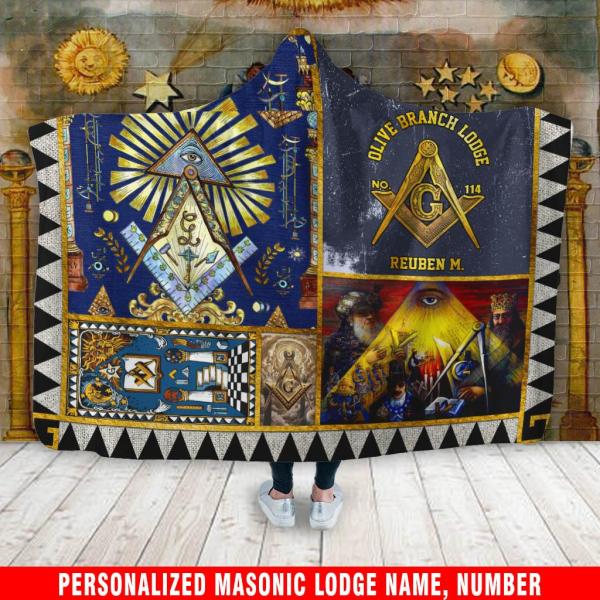 Freemasonry-Hooded Blanket-Personalized Your Lodge