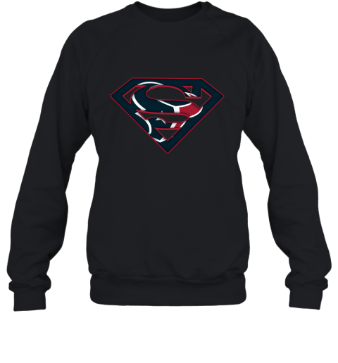 We Are Undefeatable The Houston Texans X Superman 2D Sweatshirt