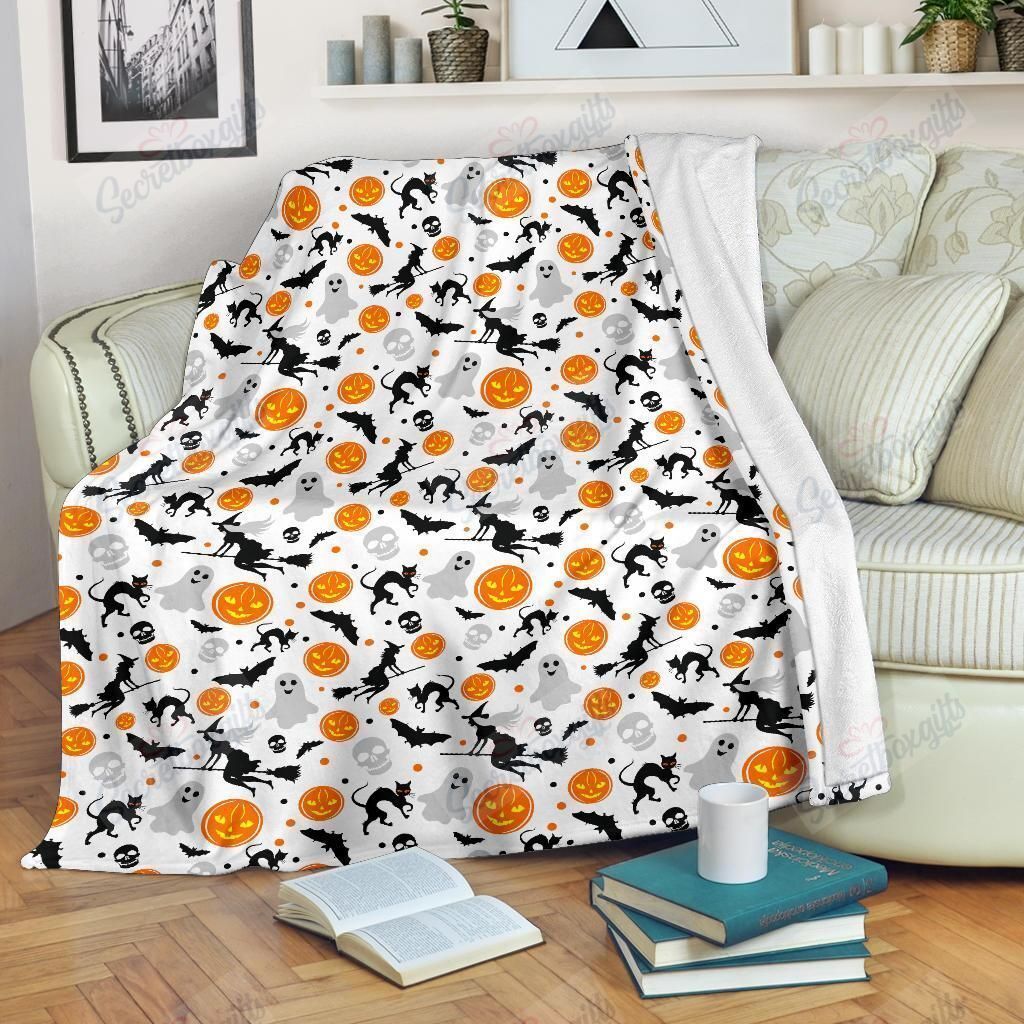 Halloween Pattern Gs-Cl-Dt1903 Fleece Blanket