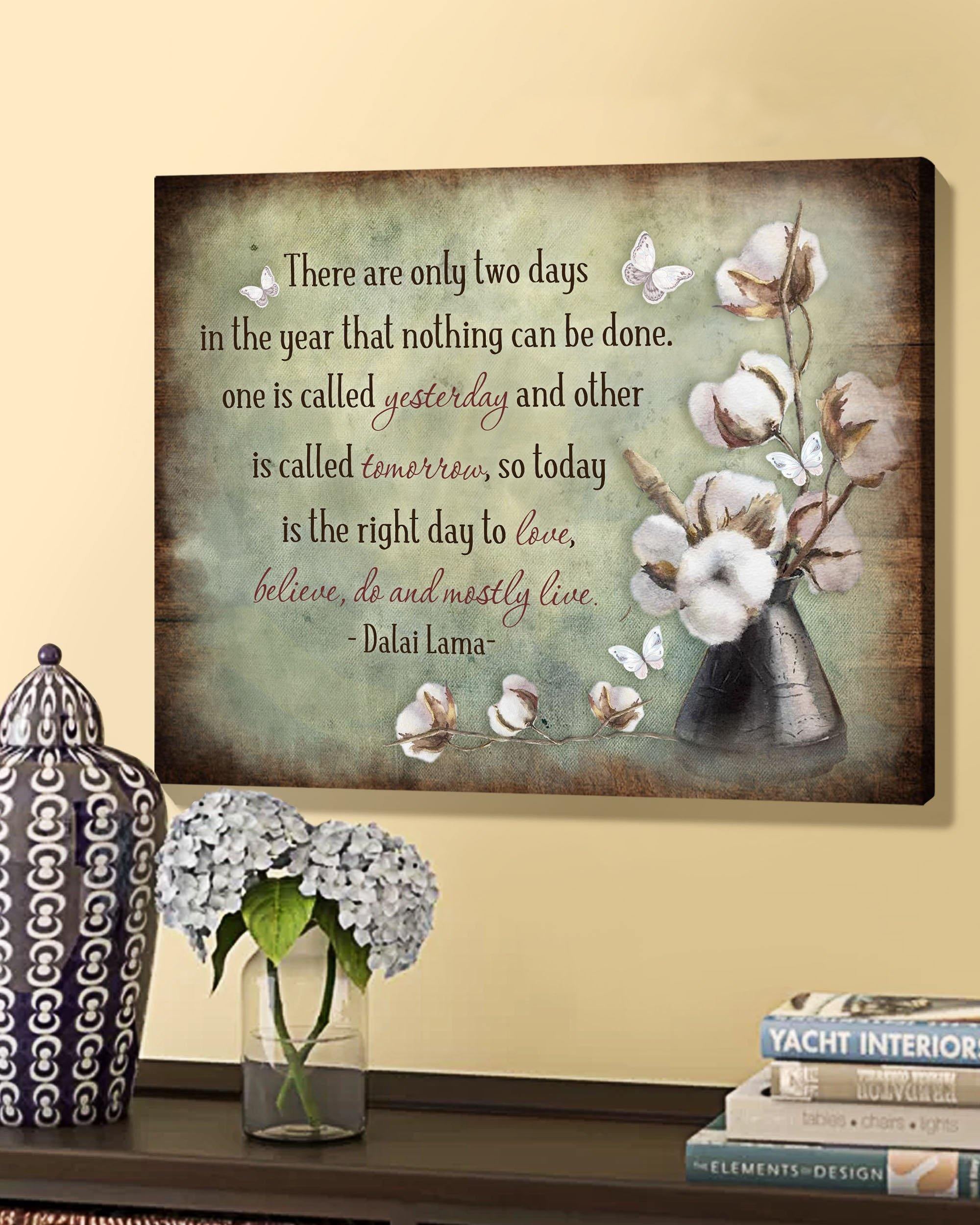 Top 10 Hippie Wall Art Canvas – Cotton Flower There Are Only Two Days