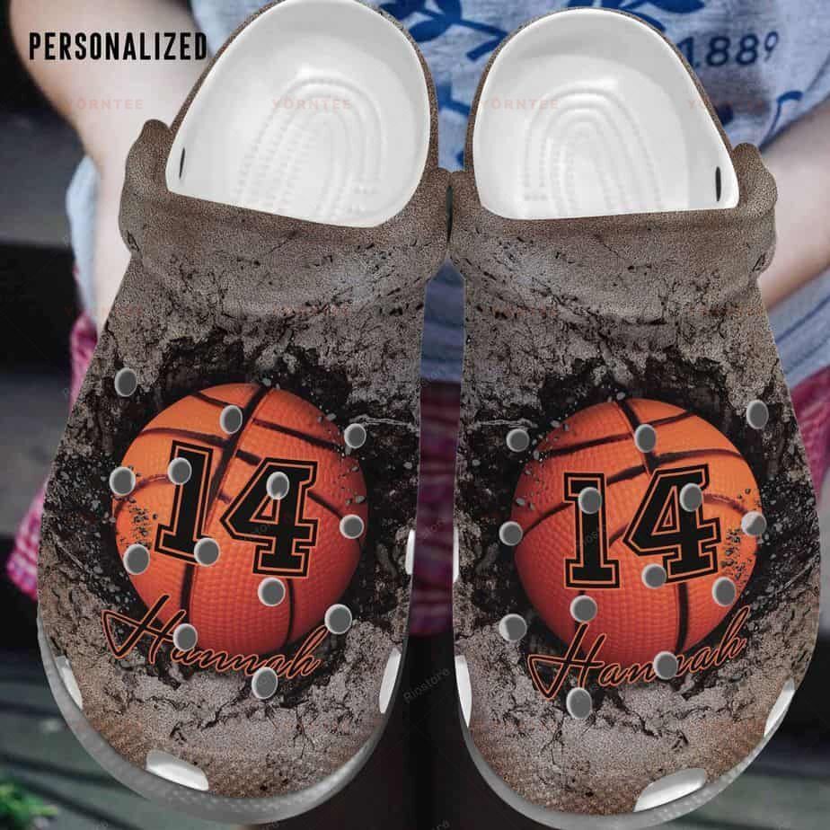 Personalized Basketball 3D Shoes Crocss – Funny Basketball Shoes Crocbland Clog For Mens And Womens