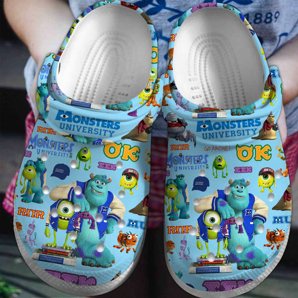 Monsters University Movie Crocs Crocband Clogs Shoes Comfortable For Men Women and Kids 2