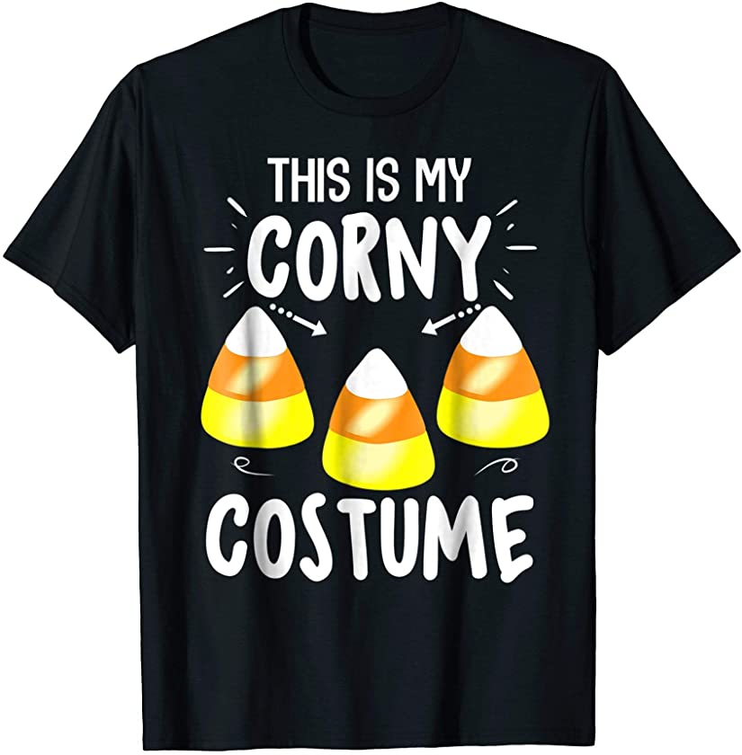 This Is My Costume Halloween T Shirt Funny Candy Corn Tee