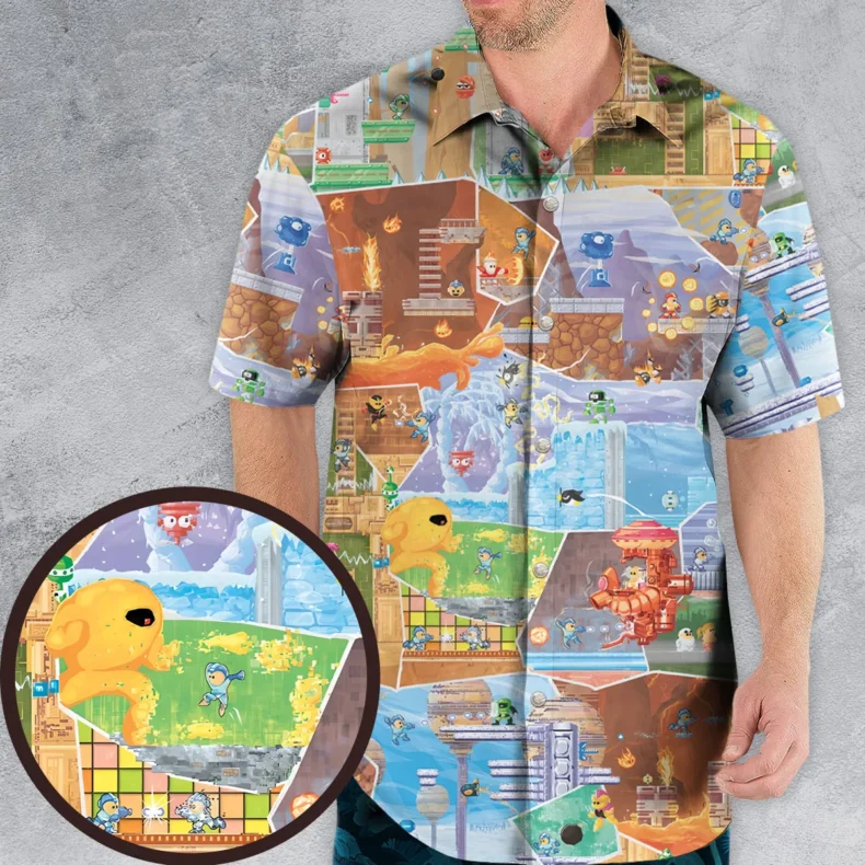 Megaman Fresco Hawaiian Shirt