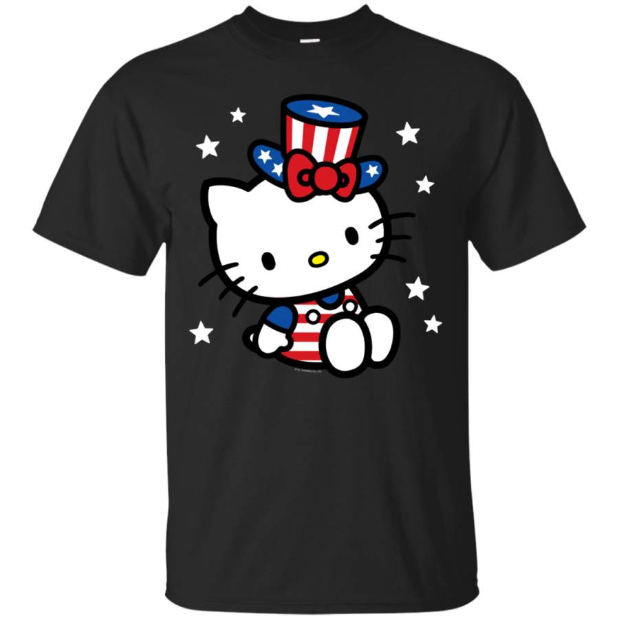 AGR For Fun Hello Kitty American 4th of July Cotton T Shirt