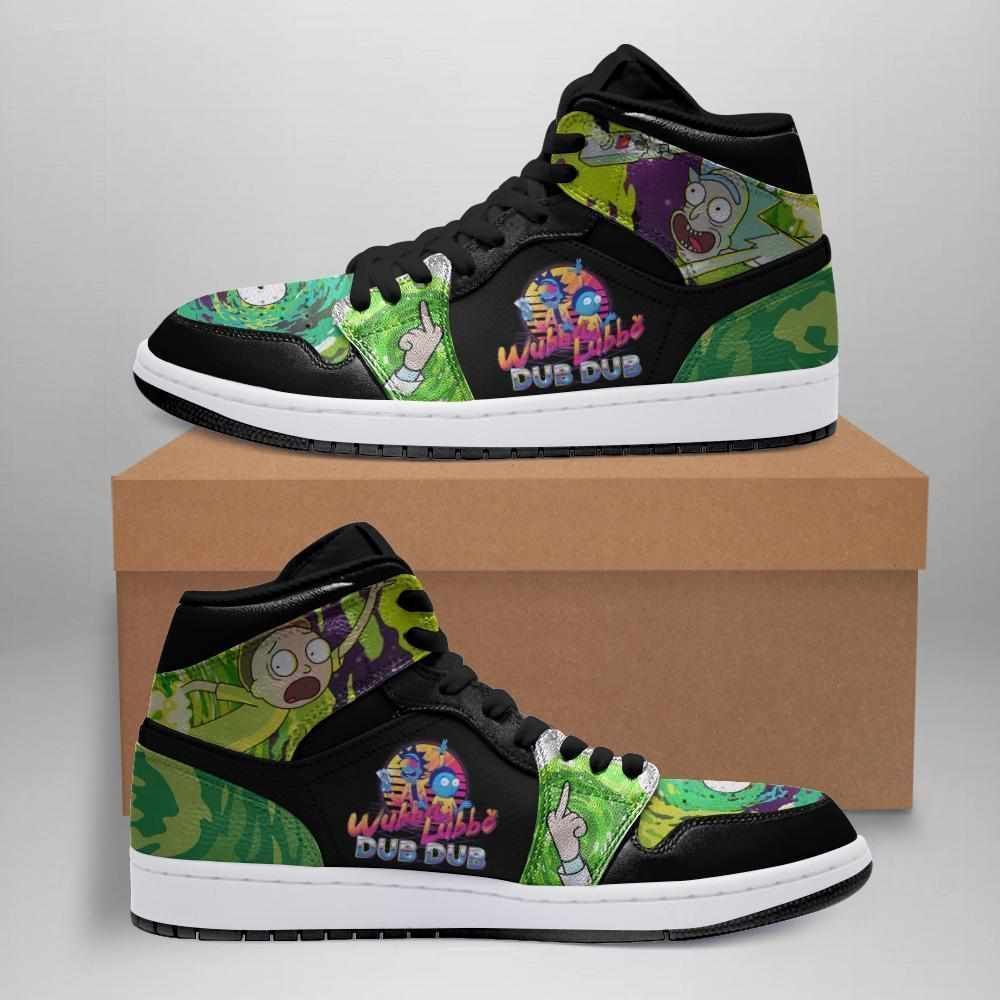 Rick And Morty Ha03 Custom Air Jordan Sneaker2021 Shoes Sport Sneakers Air Jordan High Sneakers Sport Sneakers