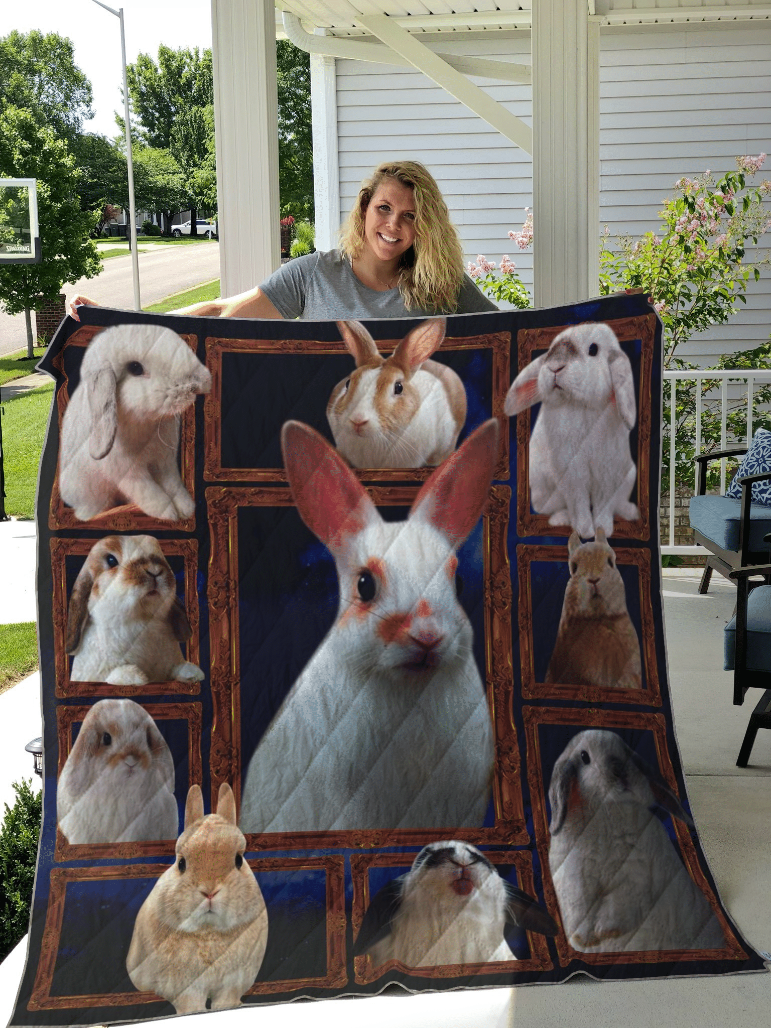 3D RABBIT Quilt Blanket DHC2011410VT