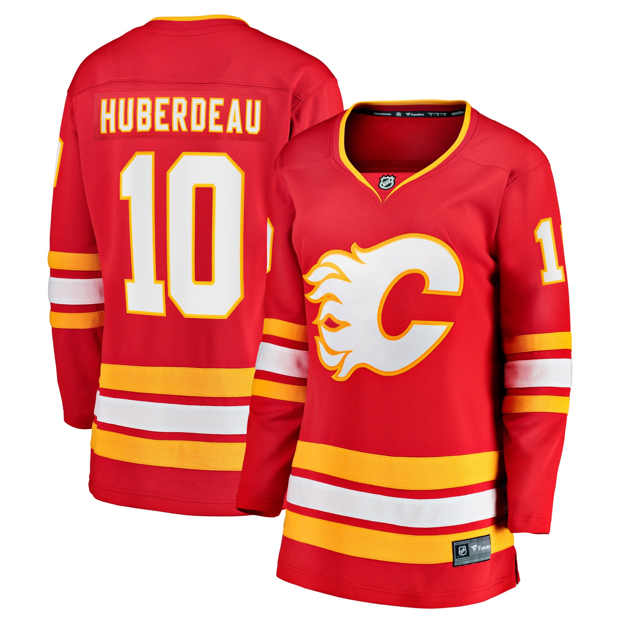 Jonathan Huberdeau Calgary Flames Branded Women's Home Breakaway Player Jersey – Red