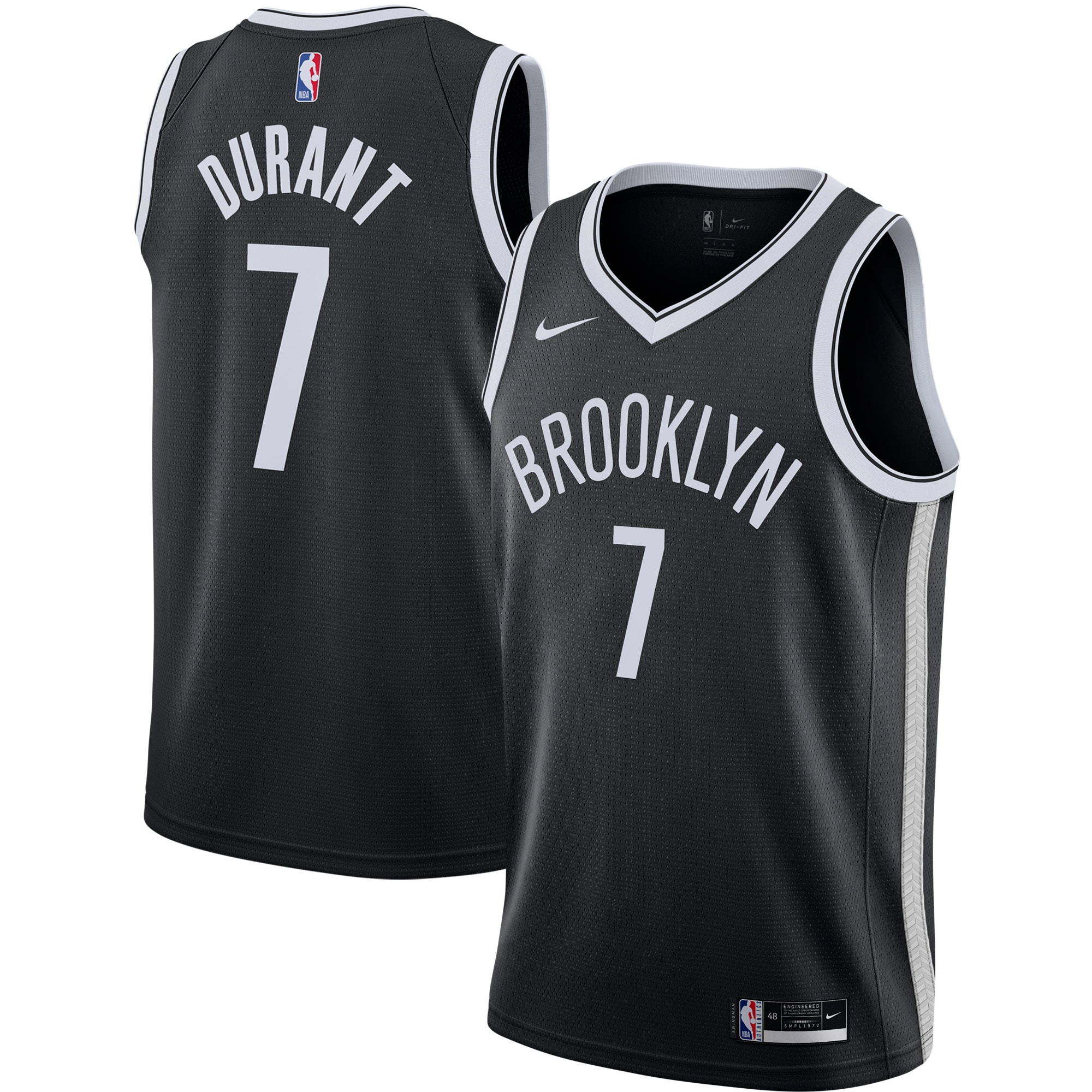 Kevin Durant Brooklyn Nets 2020/21 Swingman Jersey – Black – Icon Edition