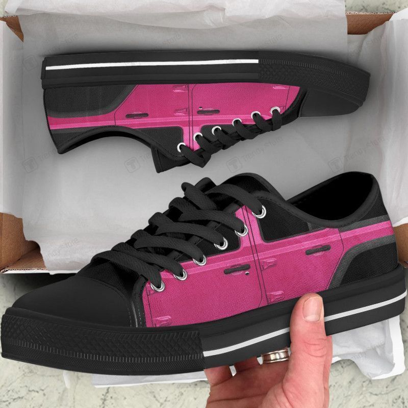 Jeep Wrangler Gear | Pink Jeep Low Top Canvas Shoes