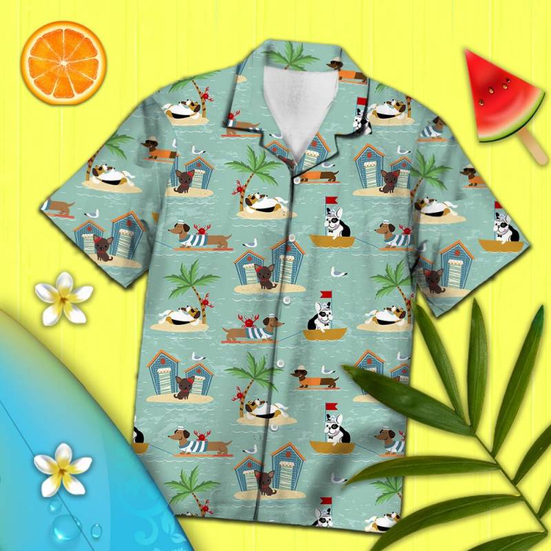 Dog On Vacation Hawaii Shirt Ha86086