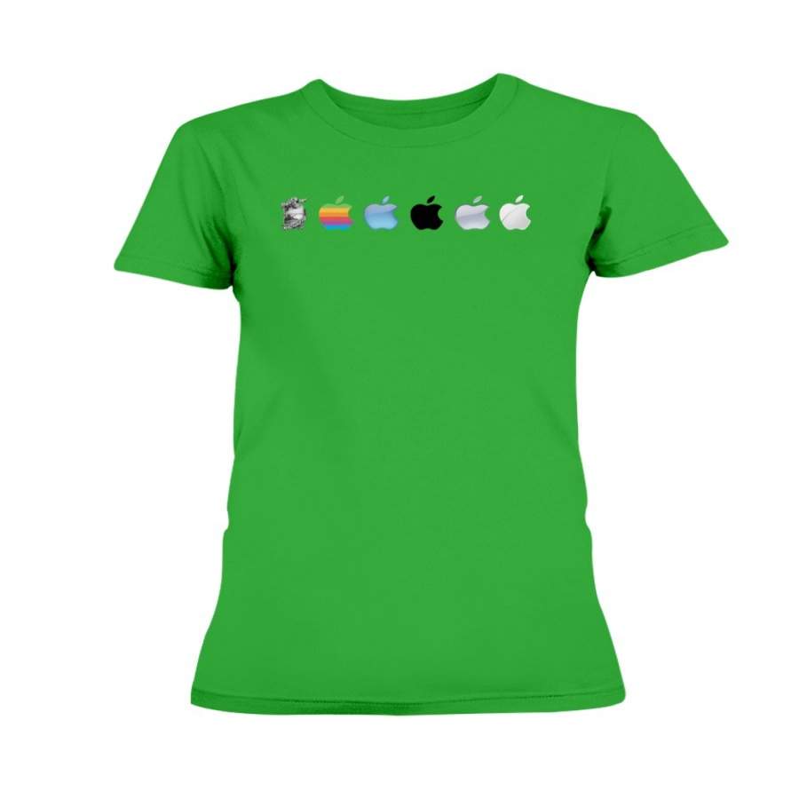 Apple Logo Evolution History T-Shirt