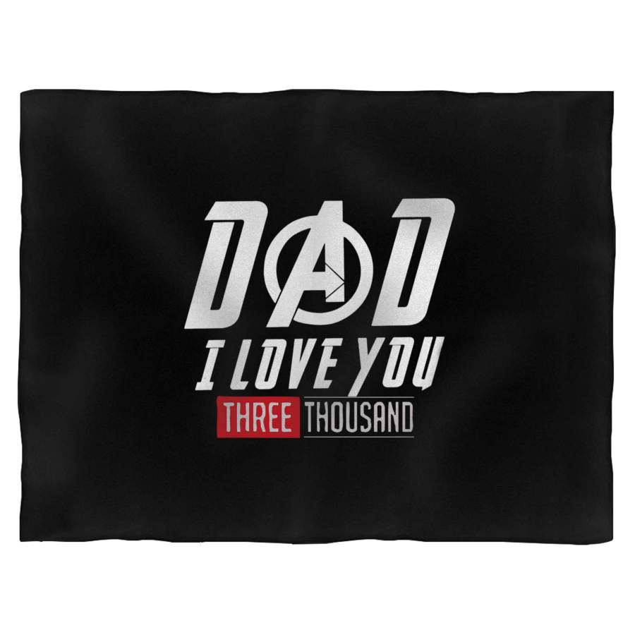 Dad-I Love You 3000 Iron Man Avengers Endgame Blanket