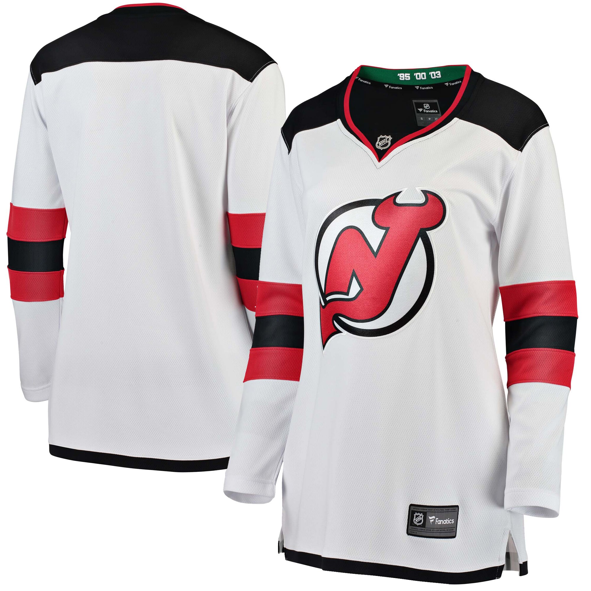 Women's New Jersey Devils White Away Breakaway Jersey