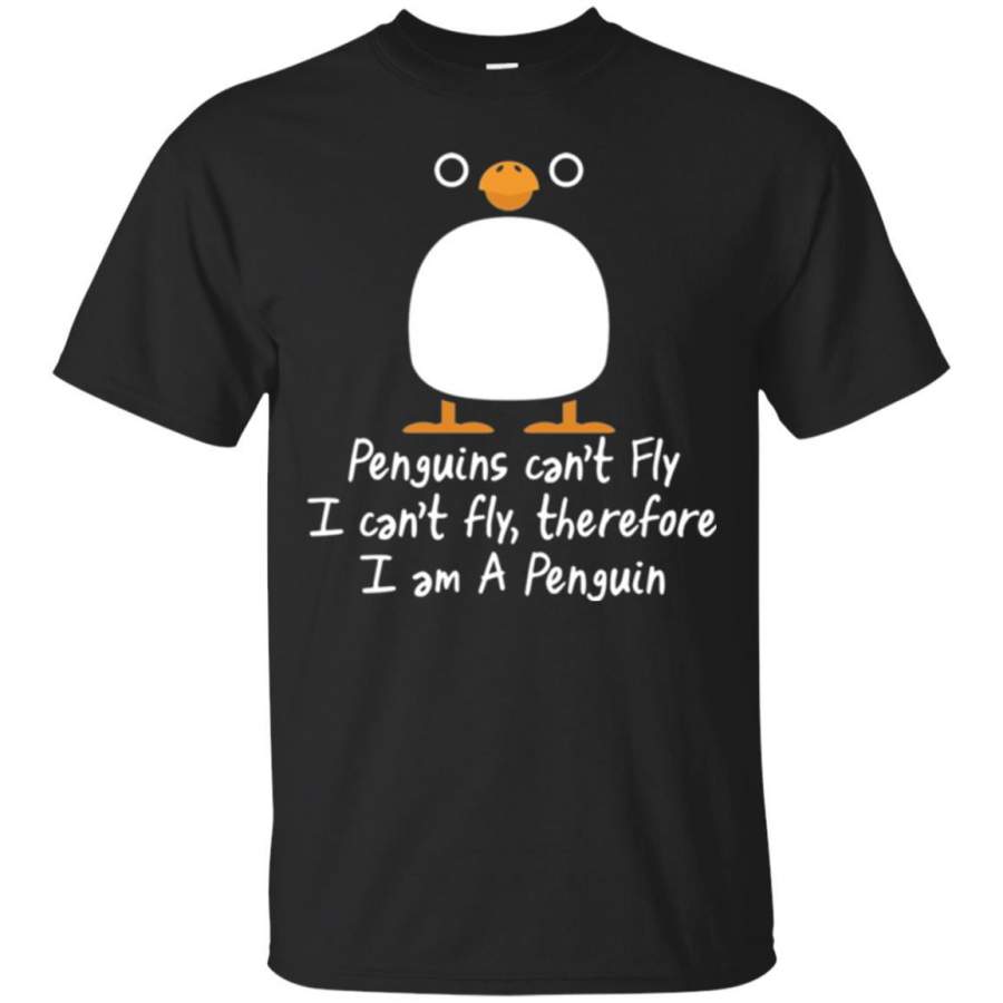 Penguin T-shirt I Can_t Fly