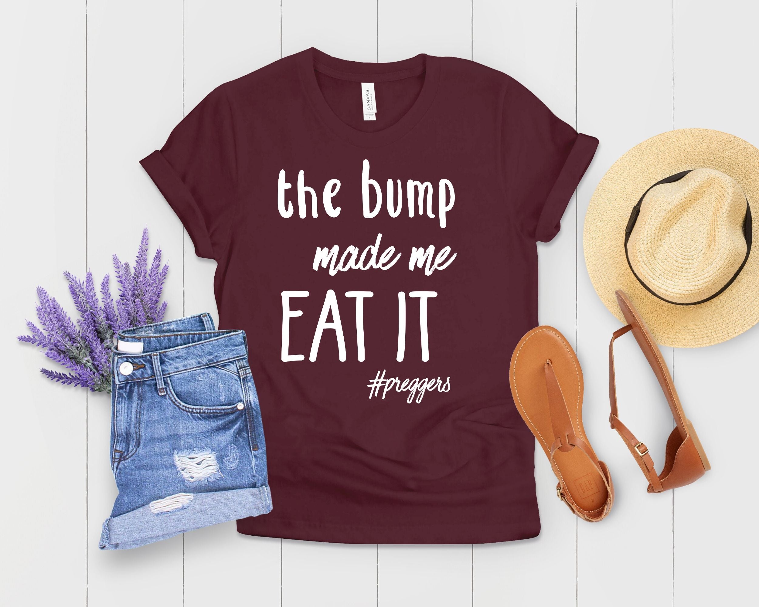 The Bump Made Me Eat It Future Mom Shirt Pregnancy Top Pregnancy Top