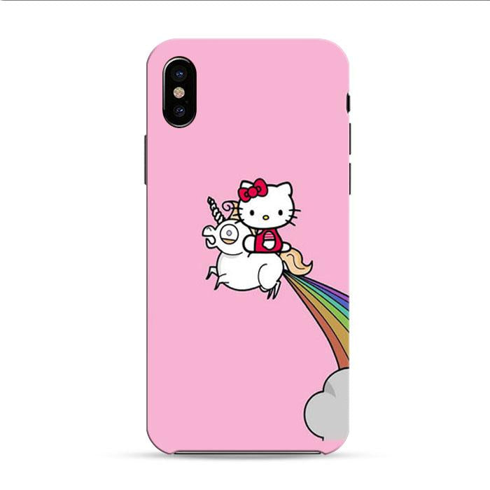 Unicorn Hello Kitty iPhone XS 3D Case