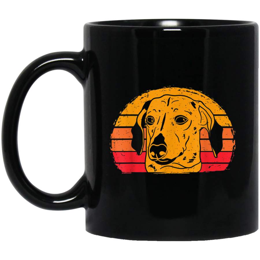 Dachshund Dog Lover Retro Vintage Distressed Gift Mug