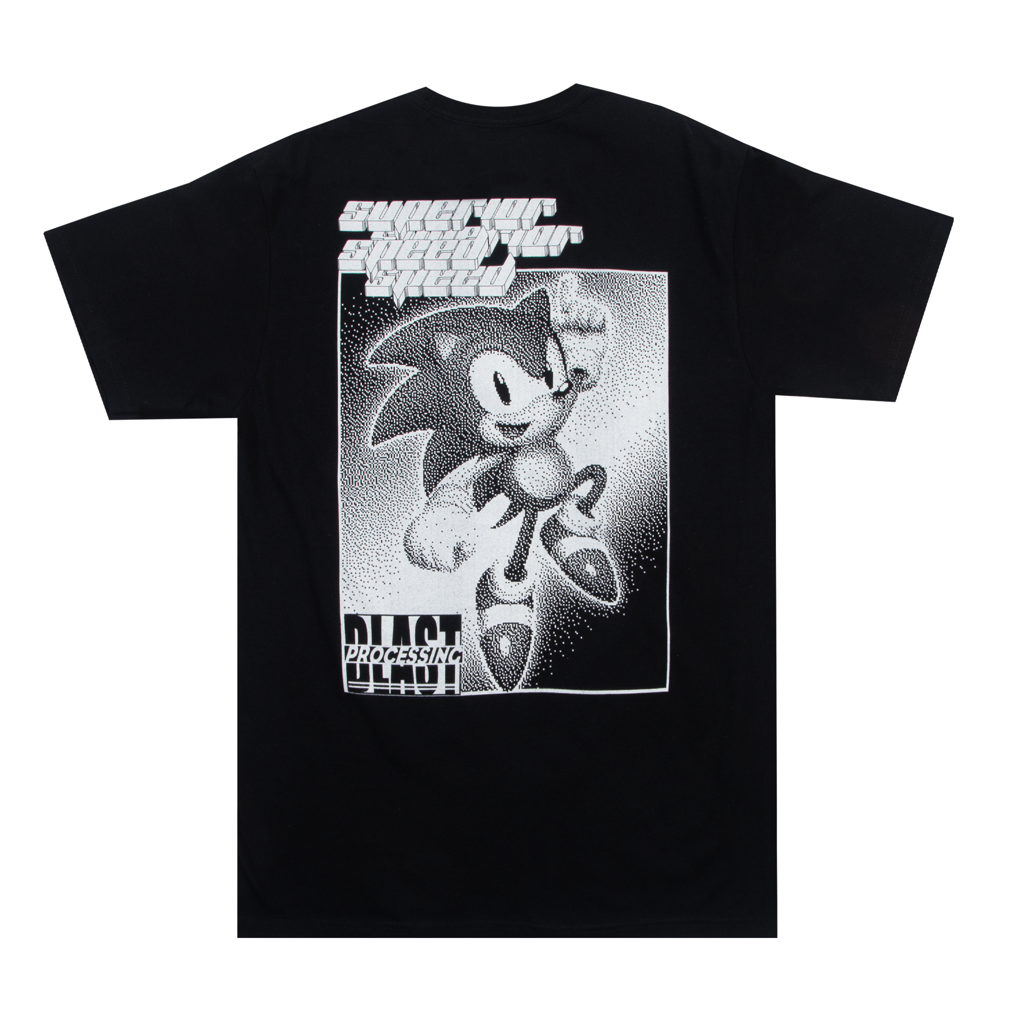 Sonic Mania Sonic The Hedgehog Black Tee