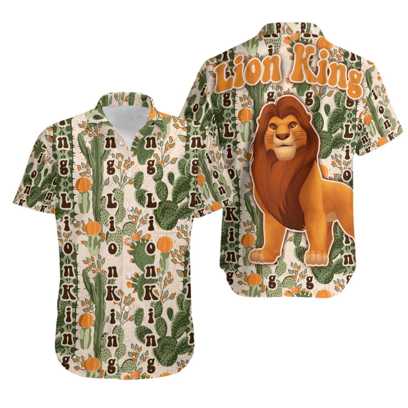 Lion King Summer Hawaii Shirt Hawaii For Women Men Hawaii Custom Ha86516