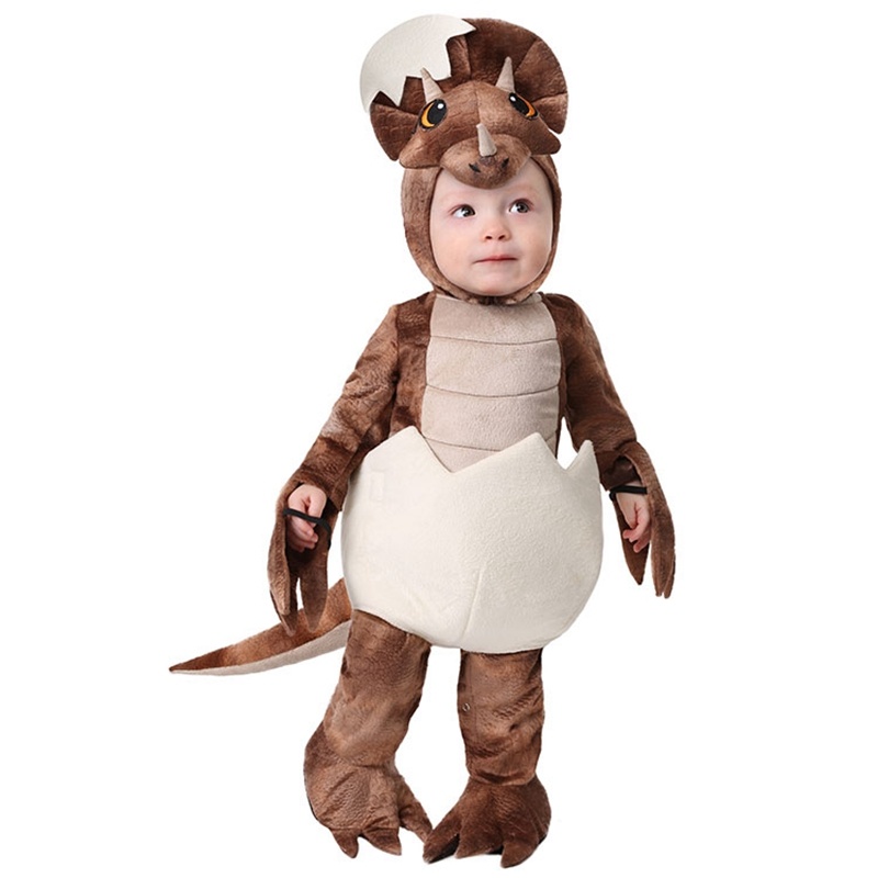 Baby Anime Triceratops Cosplay Costume Carnival Toddler Dinosaur Costumes Boys Jumpsuit Halloween Purim Party Costumes for Kids alx