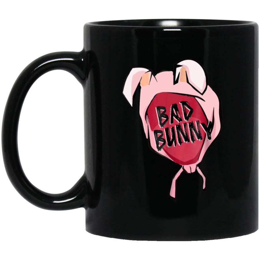 Rabbit Bad Bunny Mug 11 oz 15 oz Black Mug