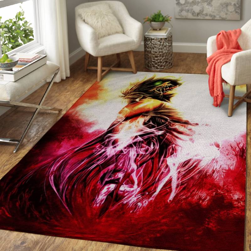 Anime Attack on Titan Eren Area Rug – Carpet