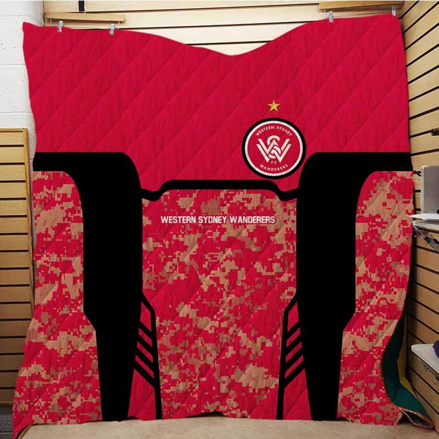 Western Sydney Wanderers FC Camouflage Personalized Custom 3D Full Print Blanket