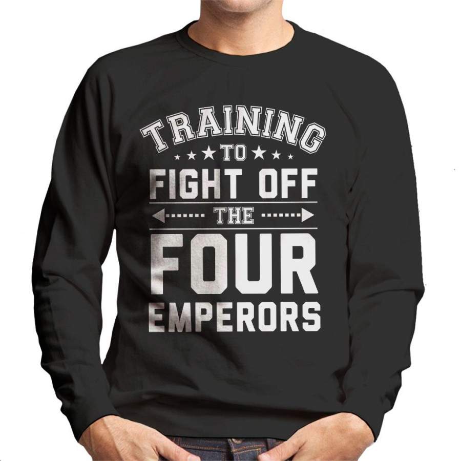 Training To Fight The Four Emperors One Piece Men’s Sweatshirt