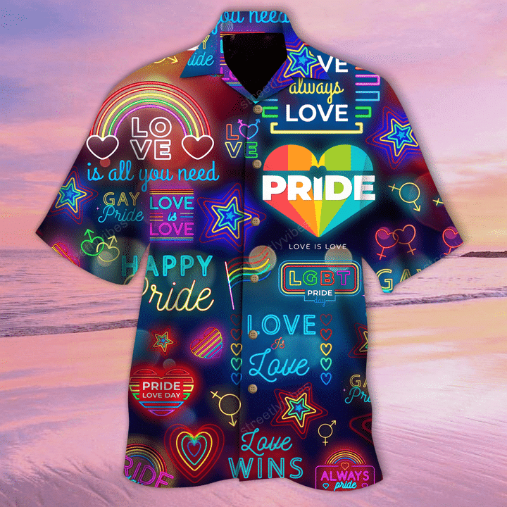 Love Has No Gender Tropical Background Design Hawaii Shirt Ha90583