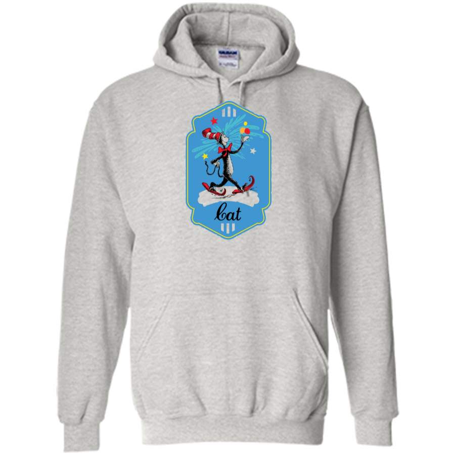 Dr. Seuss The Cat in the Hat Snowshoe Badge Tshirt ReadingLLC