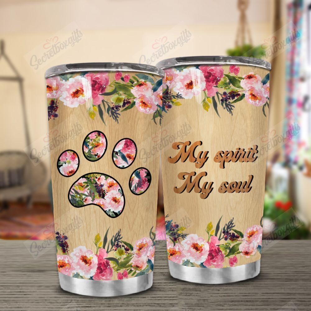 Personalized Dog Wooden Flower Gs-Cl-Dt1603 Tumbler